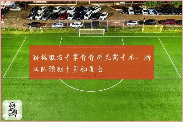 孙铭徽右手掌骨骨折无需手术,浙江队预测十月初复出
